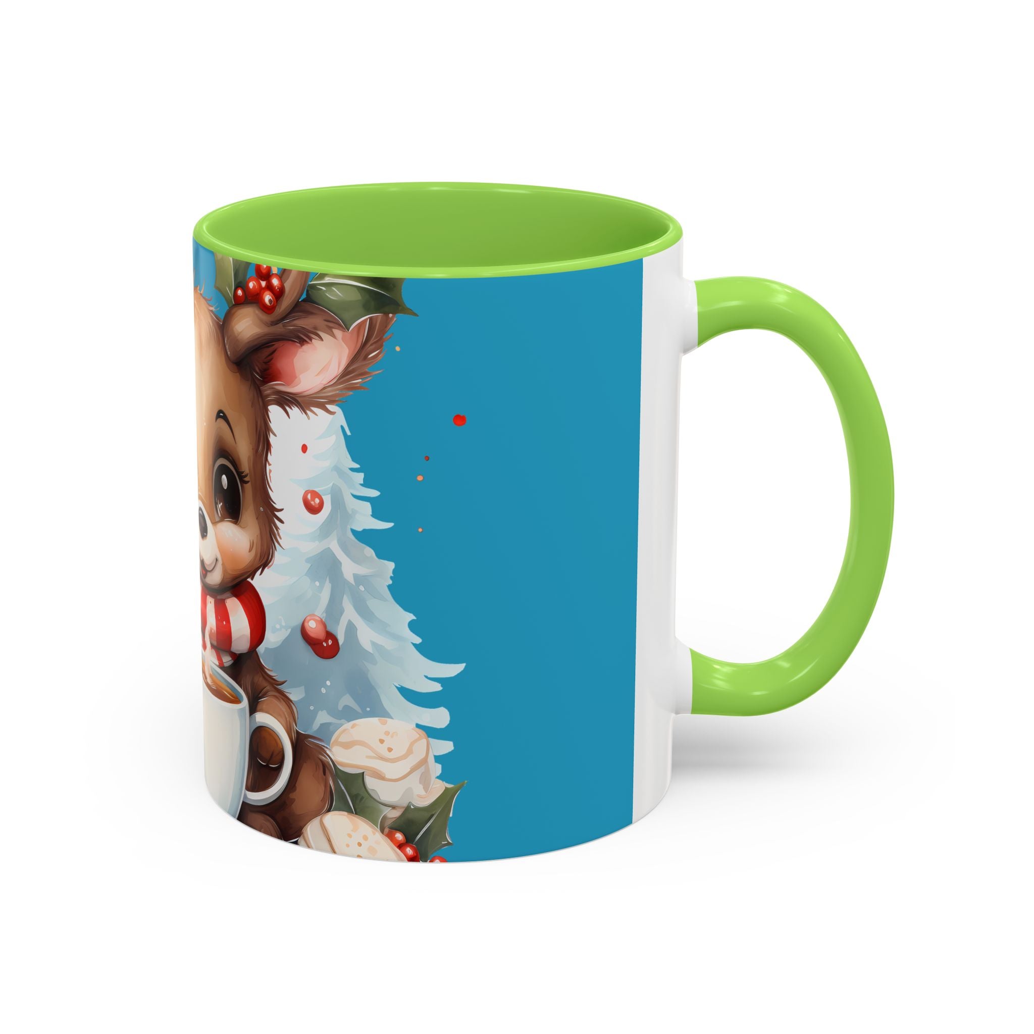 Cute Christmas Reindeer Coffee Mug (11oz & 15oz)