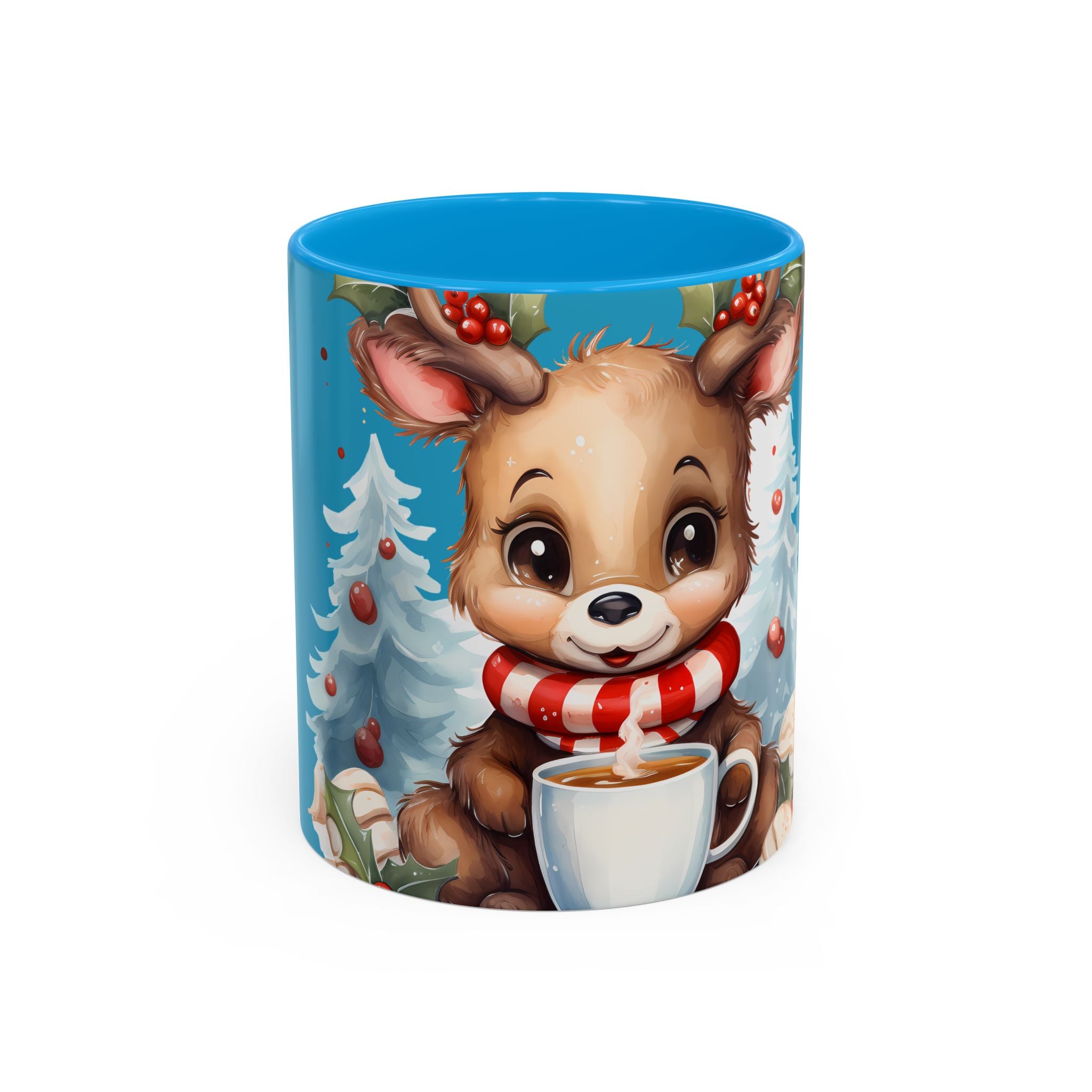 Cute Christmas Reindeer Coffee Mug (11oz & 15oz)