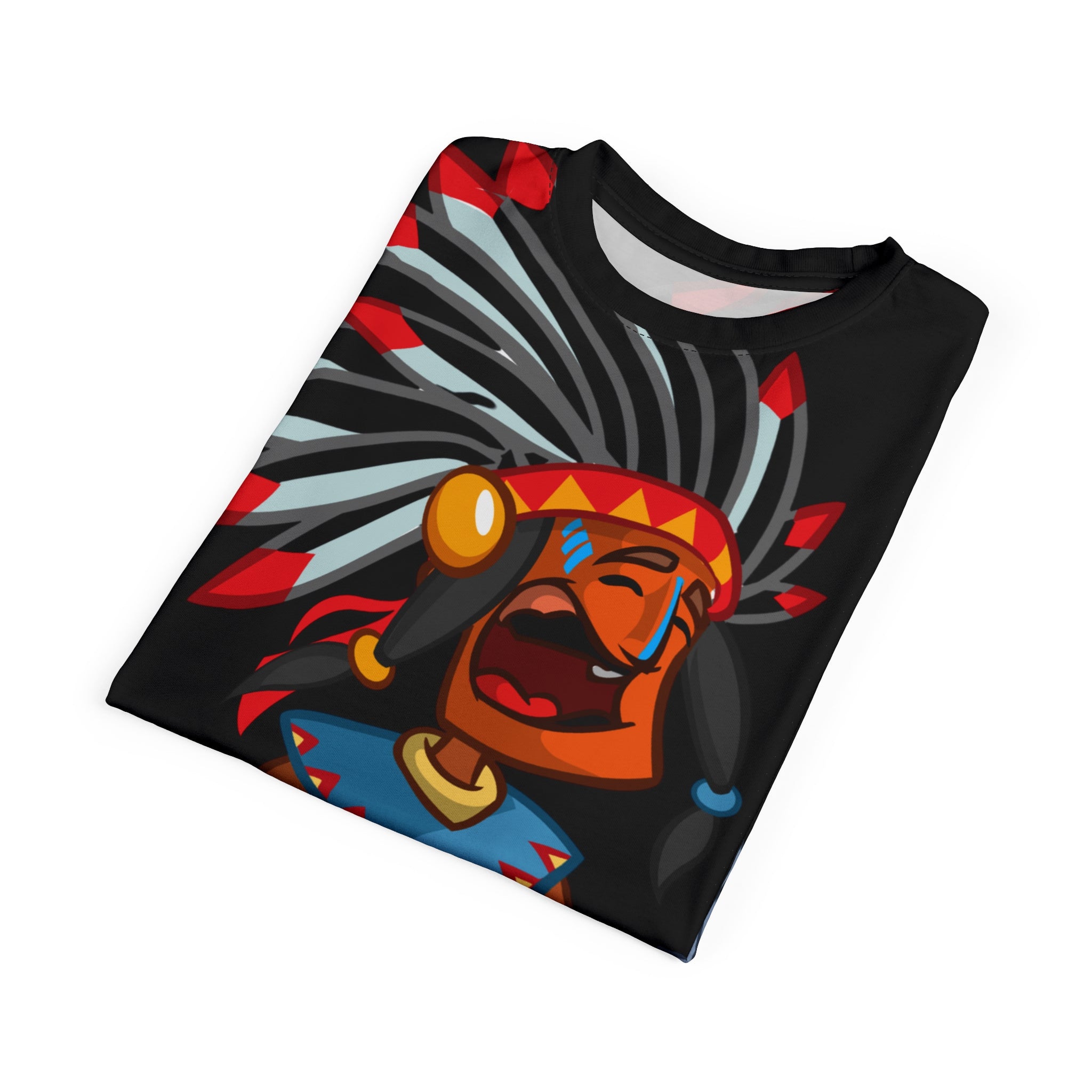 Cartoon Native Chief Tee Shirt