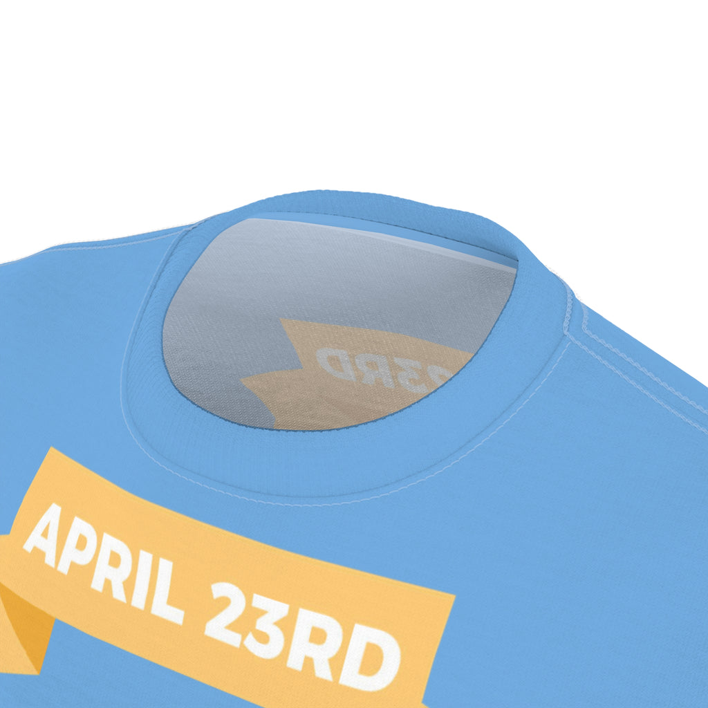 World Book Day Tee — April 23rd Illustrated Globe & Books Shirt