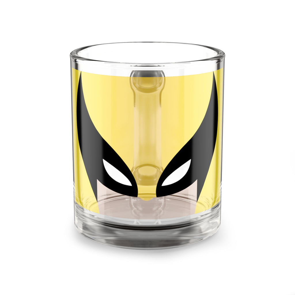 Wolverine Mask Glass Mug — 10oz Superhero Coffee Cup