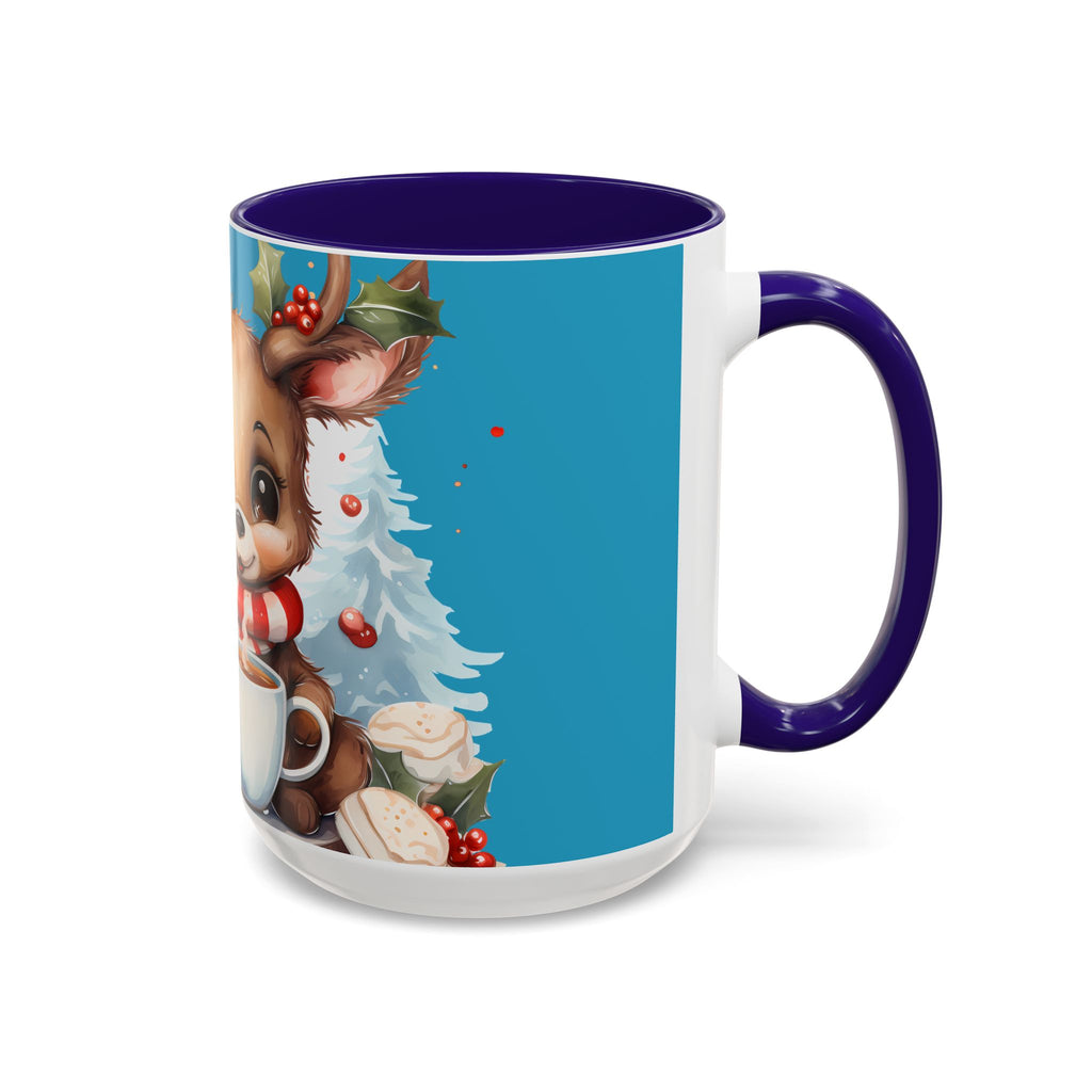 Cute Christmas Reindeer Coffee Mug (11oz & 15oz)