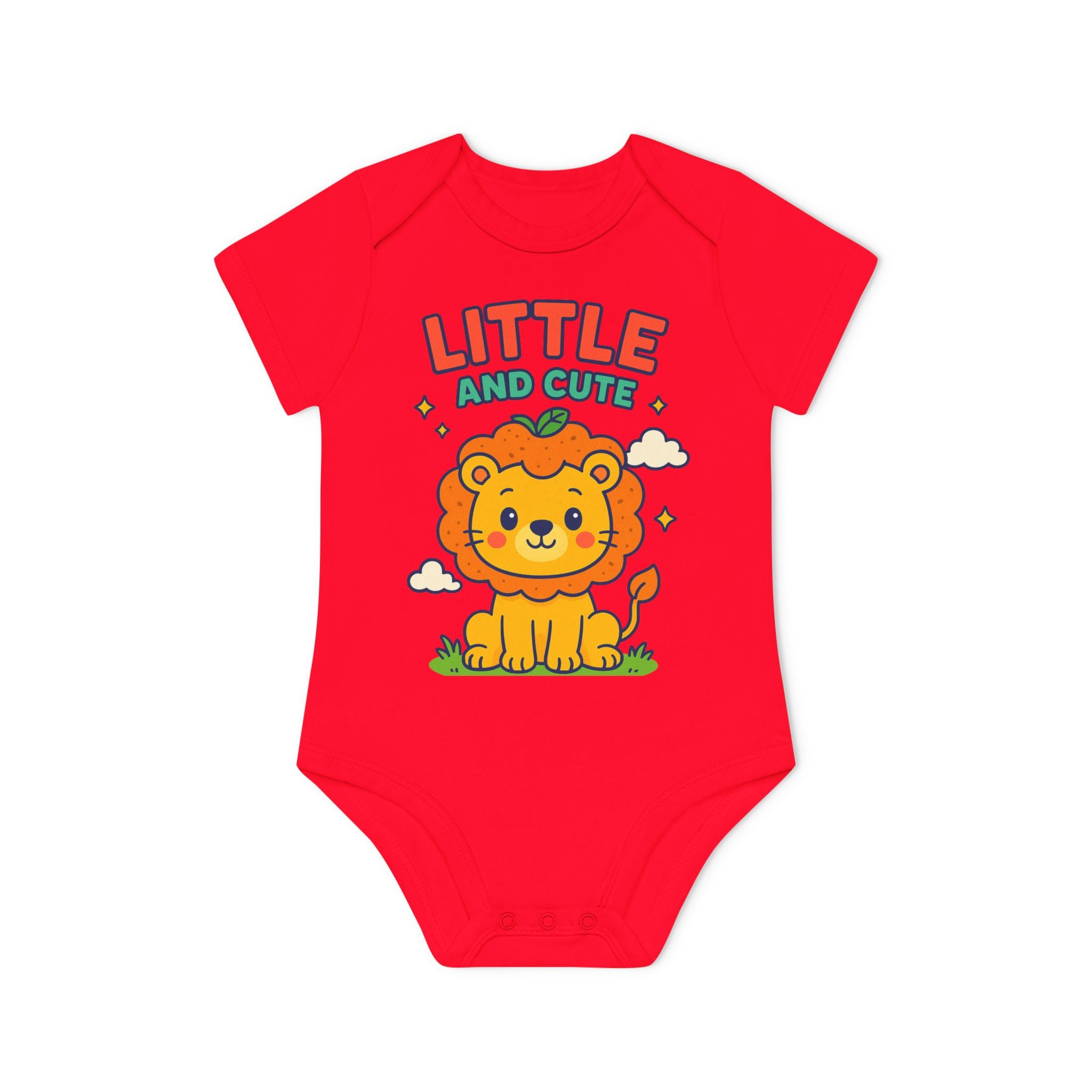 Cute Baby Lion Bodysuit, Adorable Infant Outfit, Organic Cotton Onesie, Perfect Baby Gift, Toddler Apparel, Baby Shower Essentials