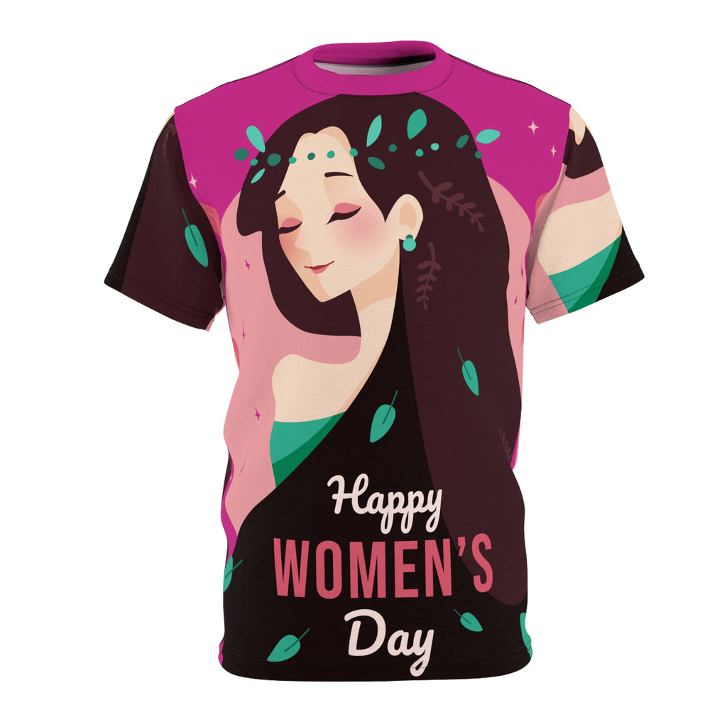 Women's Day Graphic Tee — Happy Women's Day All-Over Print