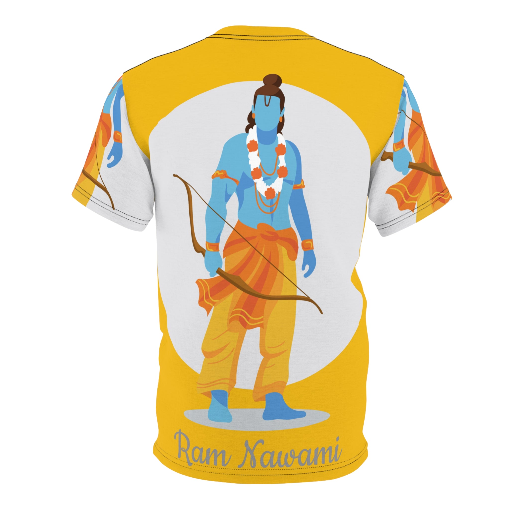 Ram Navami Graphic Tee — Lord Rama Illustration All-Over Print