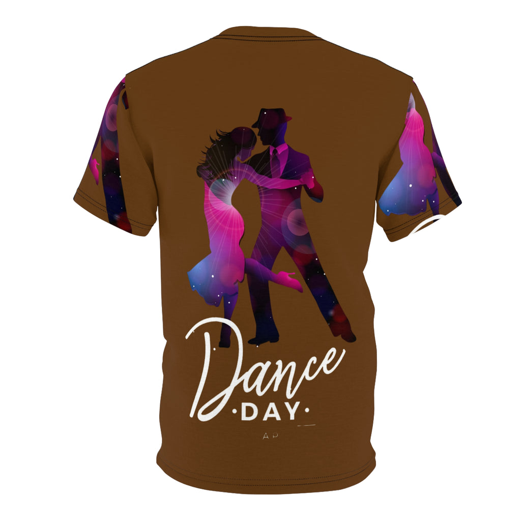 Dance Day Tee — Colorful Ballroom Dance Couple Graphic Shirt
