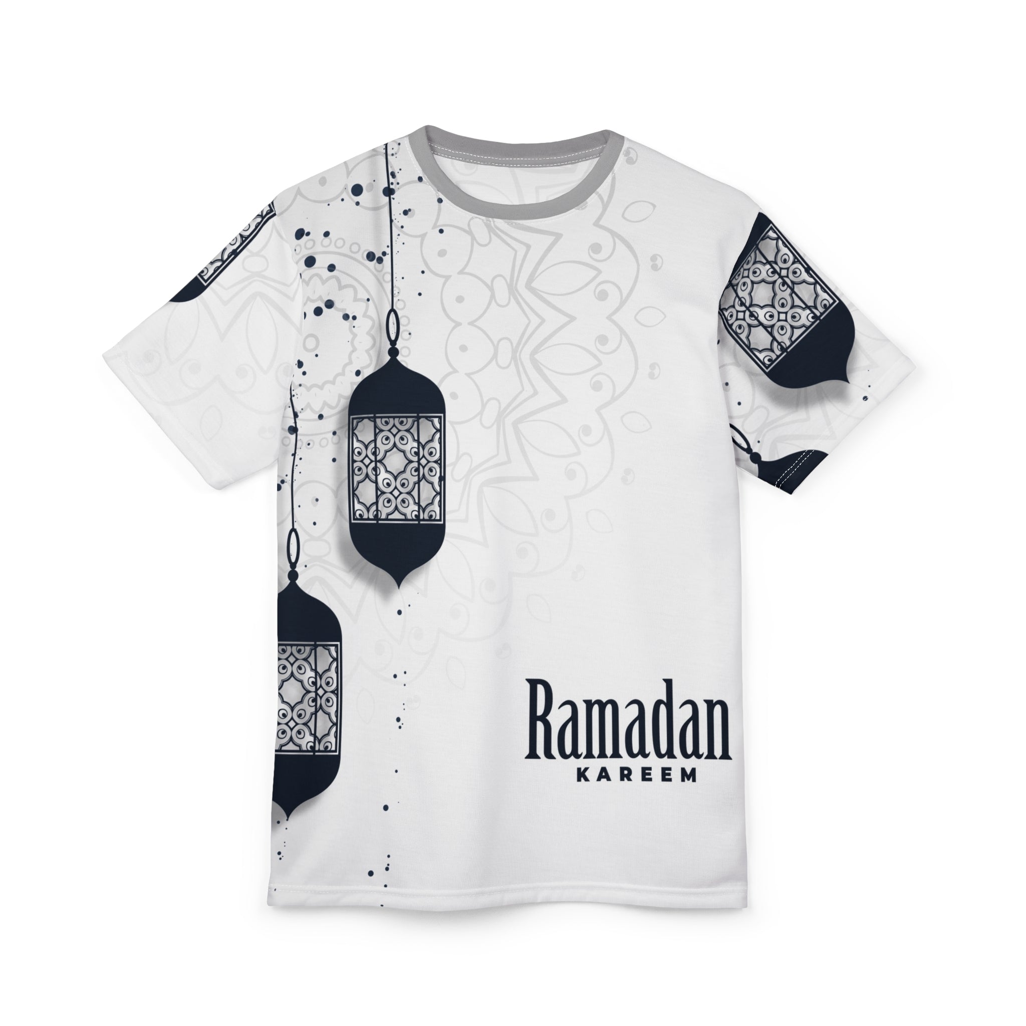 Ramadan Kareem Lantern Tee — Eid Islamic Festival All-Over Print Shirt