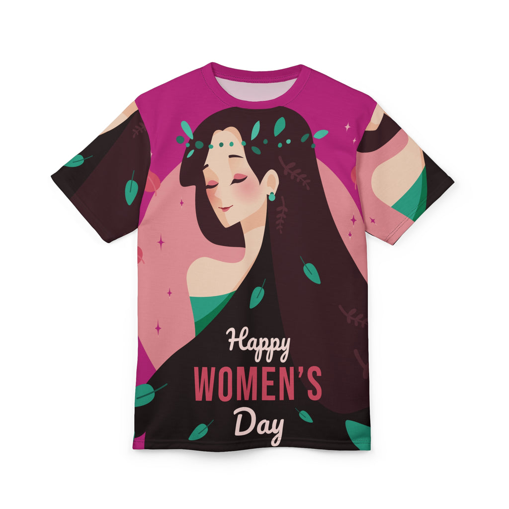 Women's Day Graphic Tee — Happy Women's Day All-Over Print