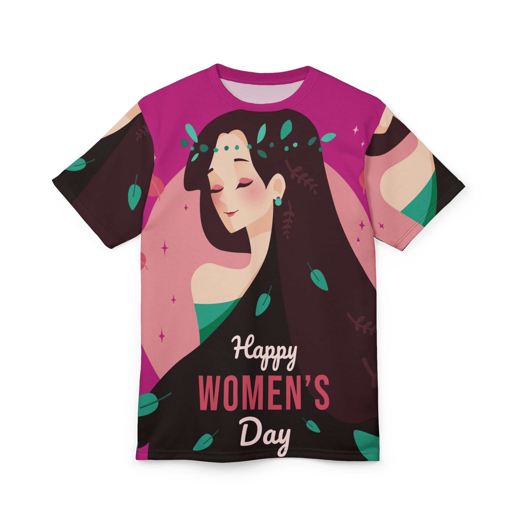 Women's Day Graphic Tee — Happy Women's Day All-Over Print