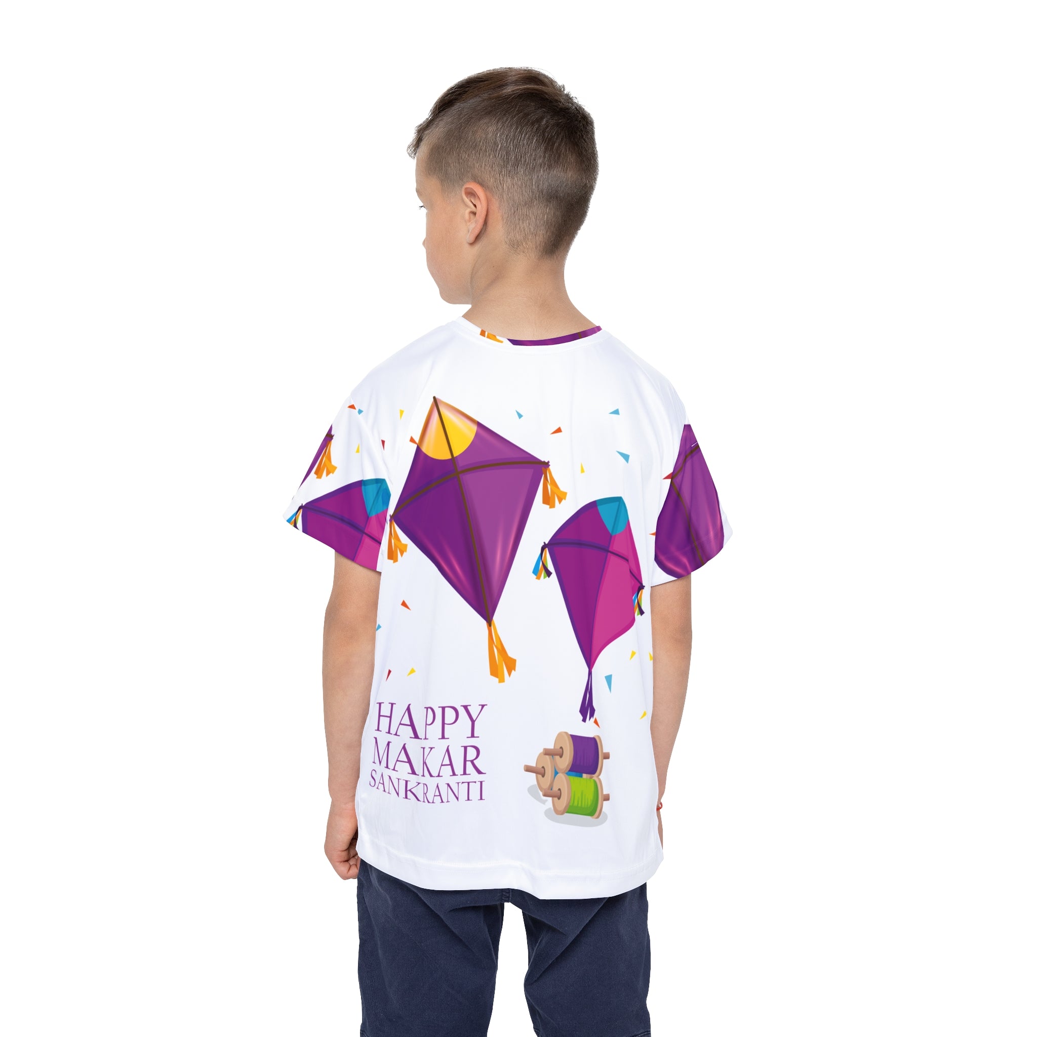 Kids Jersey — Happy Makar Sankranti Kite Festival AOP