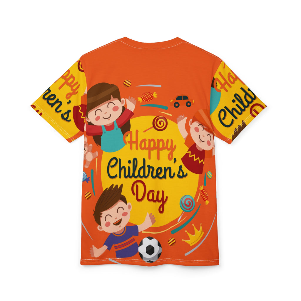 Happy Children’s Day Kids Tee — Colorful Celebration All-Over Print