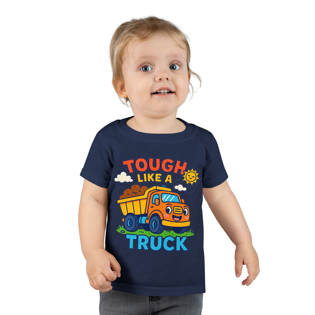 Tough Like a Truck Toddler T-Shirt | Cute Kids Tee, Truck Lover Gift, Birthday Outfit, Playtime Apparel, Toddler Casual Wear