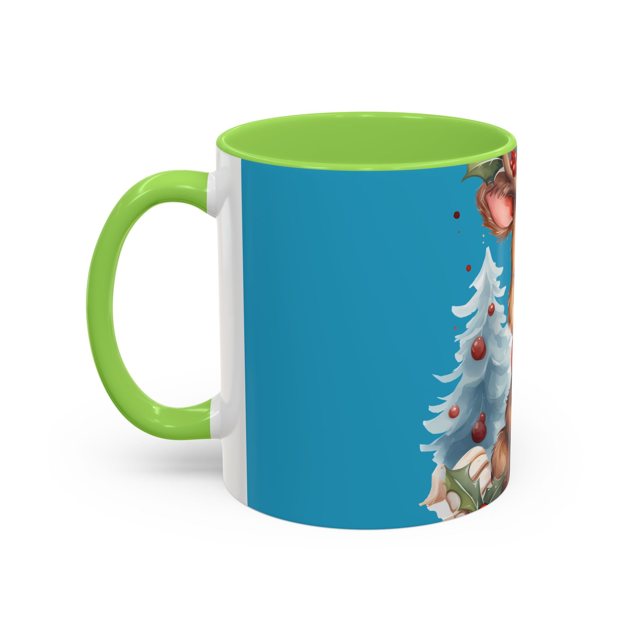 Cute Christmas Reindeer Coffee Mug (11oz & 15oz)