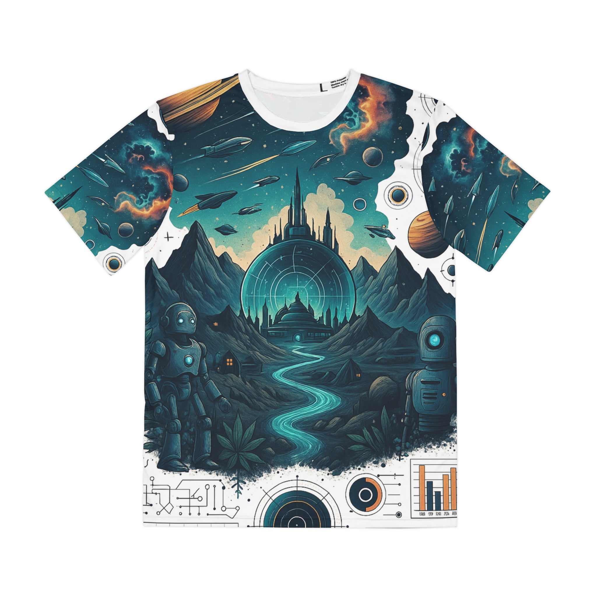 Galaxy Adventure Men's Tee, Graphic Space Shirt, Astronomy Casual Wear, Unique Gift for Astronaut Lovers, Sci-Fi Enthusiasts, Men's [...]