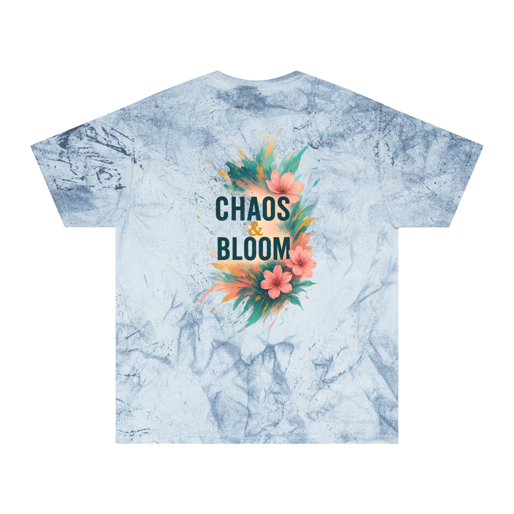 Unisex Bohemian Floral T-Shirt, Chaos & Bloom Tee, Summer Shirt, Gift for Nature Lovers, Trendy Casual Wear, Unique Statement Tee