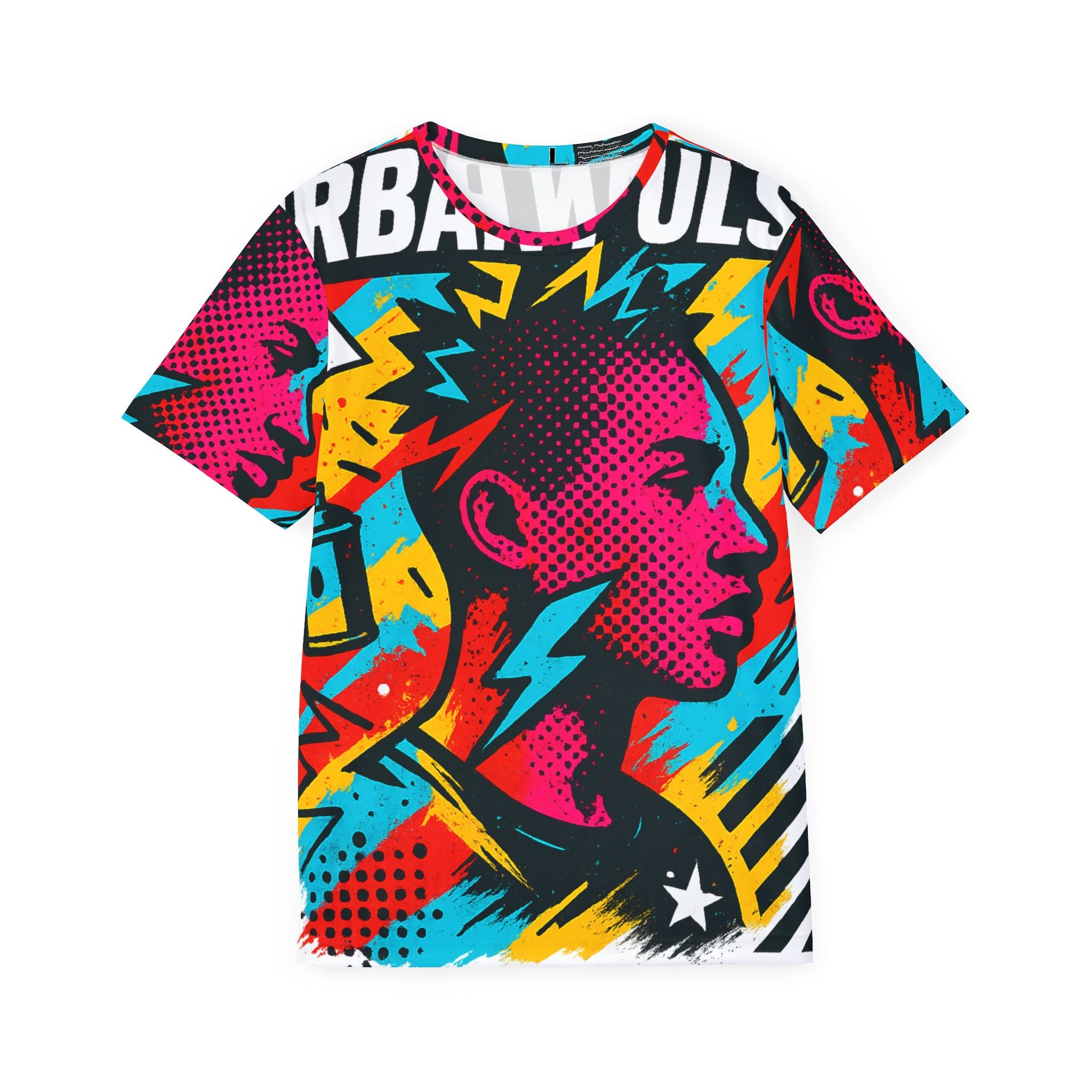 Vibrant Men's Sports Jersey, Graphic Tee, Colorful Athletic Shirt, Unique Sportswear, Perfect for Team Events, Casual Wear