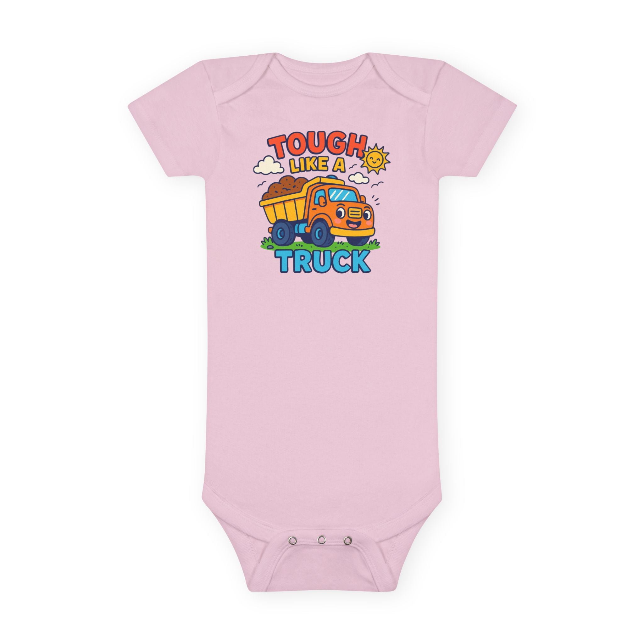 Tough Like a Truck Baby Onesie, Infant Clothing, Gift for New Parents, Baby Shower Gift, Cute Baby Outfit, Fun Toddler Apparel