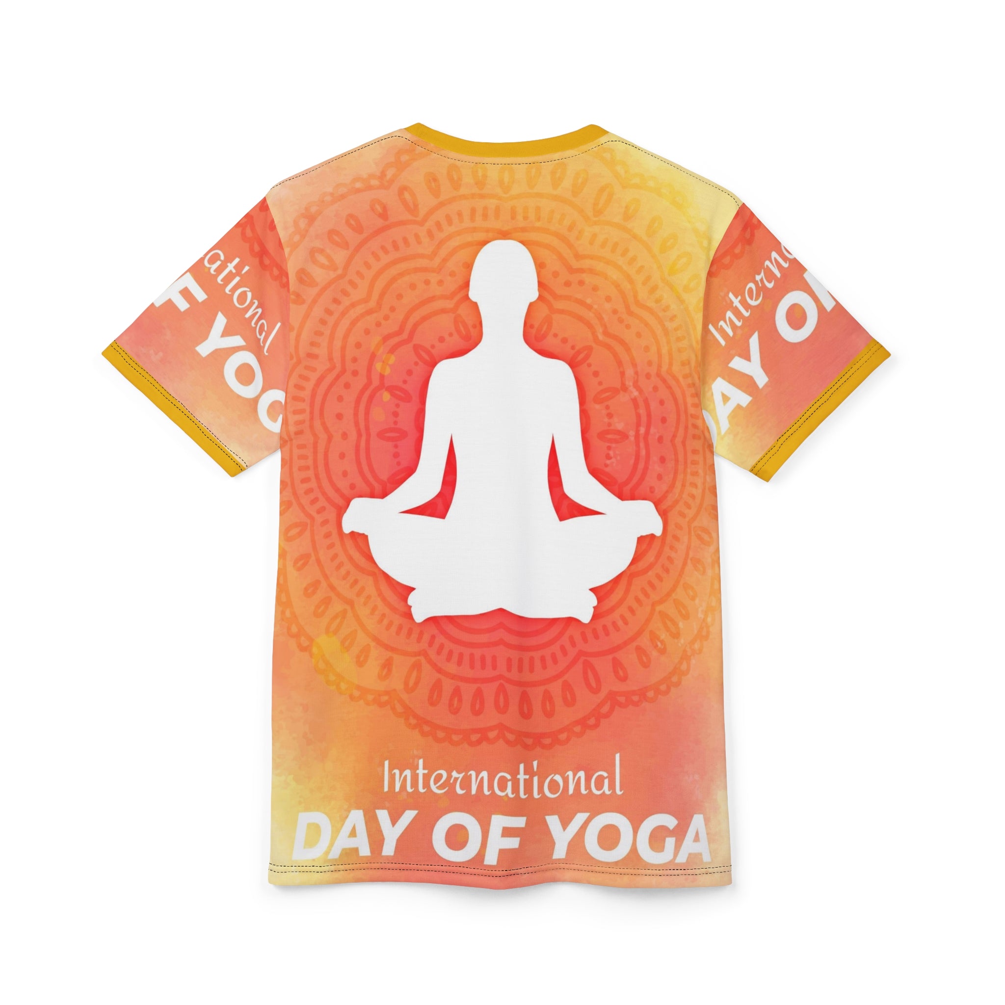 International Day of Yoga Tee — Meditative Mandala All-Over Print Shirt