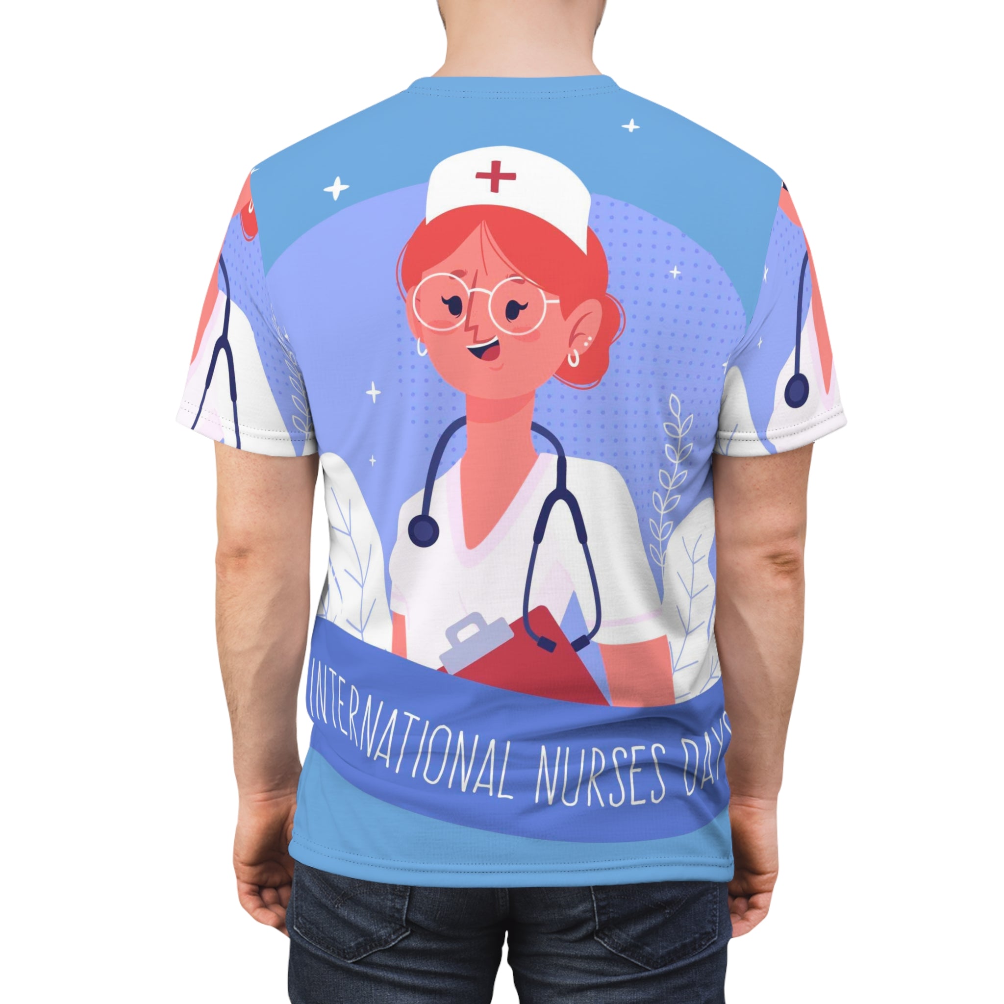 Nurses Day All-Over Print Tee — International Nurses Day Tribute