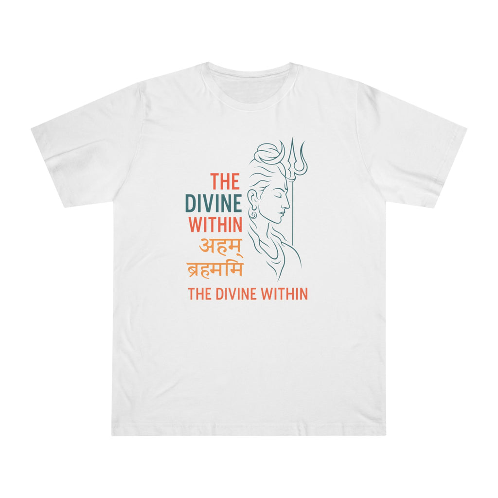 Spiritual Unisex T-shirt, Meditative Tee, Yoga Apparel, Divine Design Shirt, Gift for Mindfulness, Festival Wear