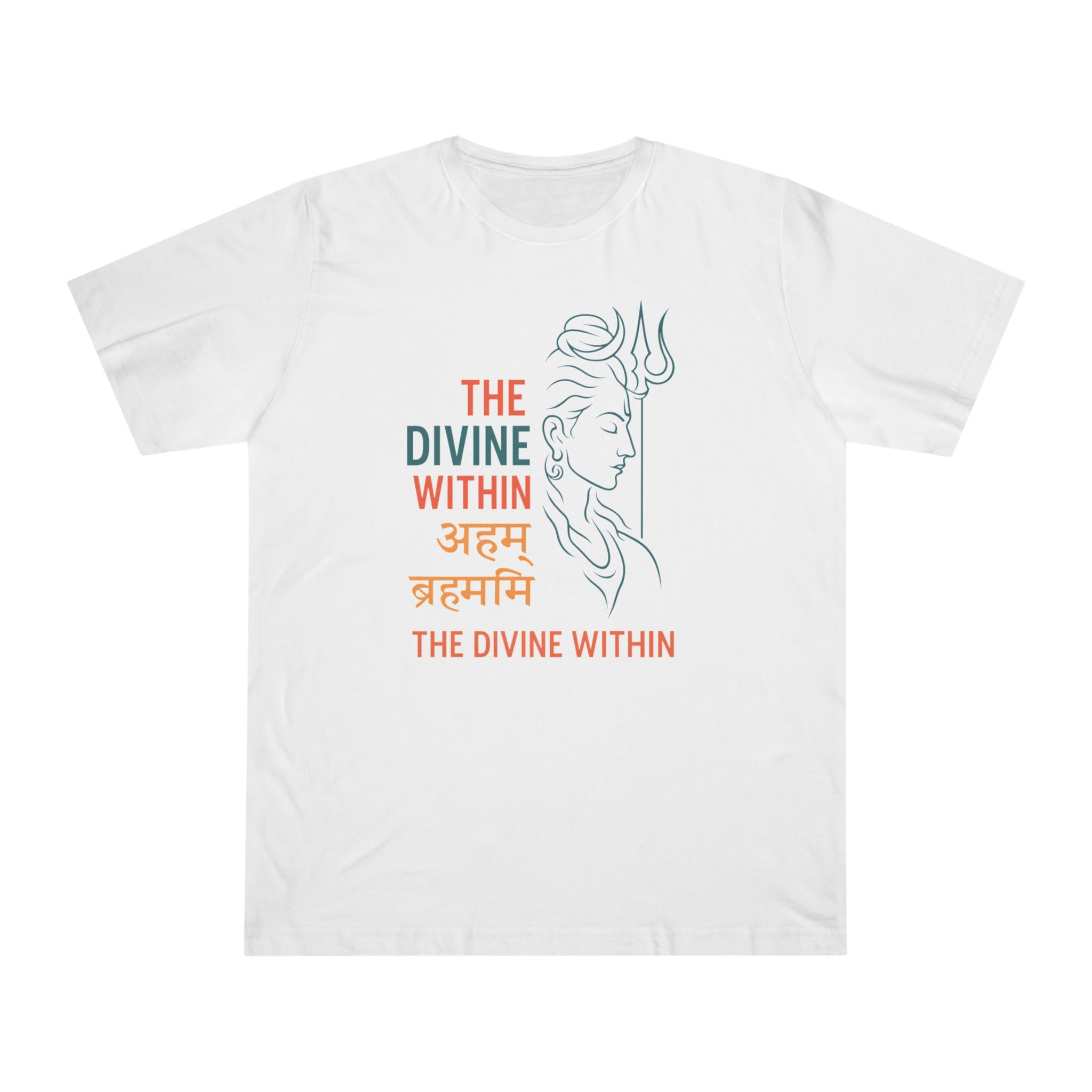 Spiritual Unisex T-shirt, Meditative Tee, Yoga Apparel, Divine Design Shirt, Gift for Mindfulness, Festival Wear