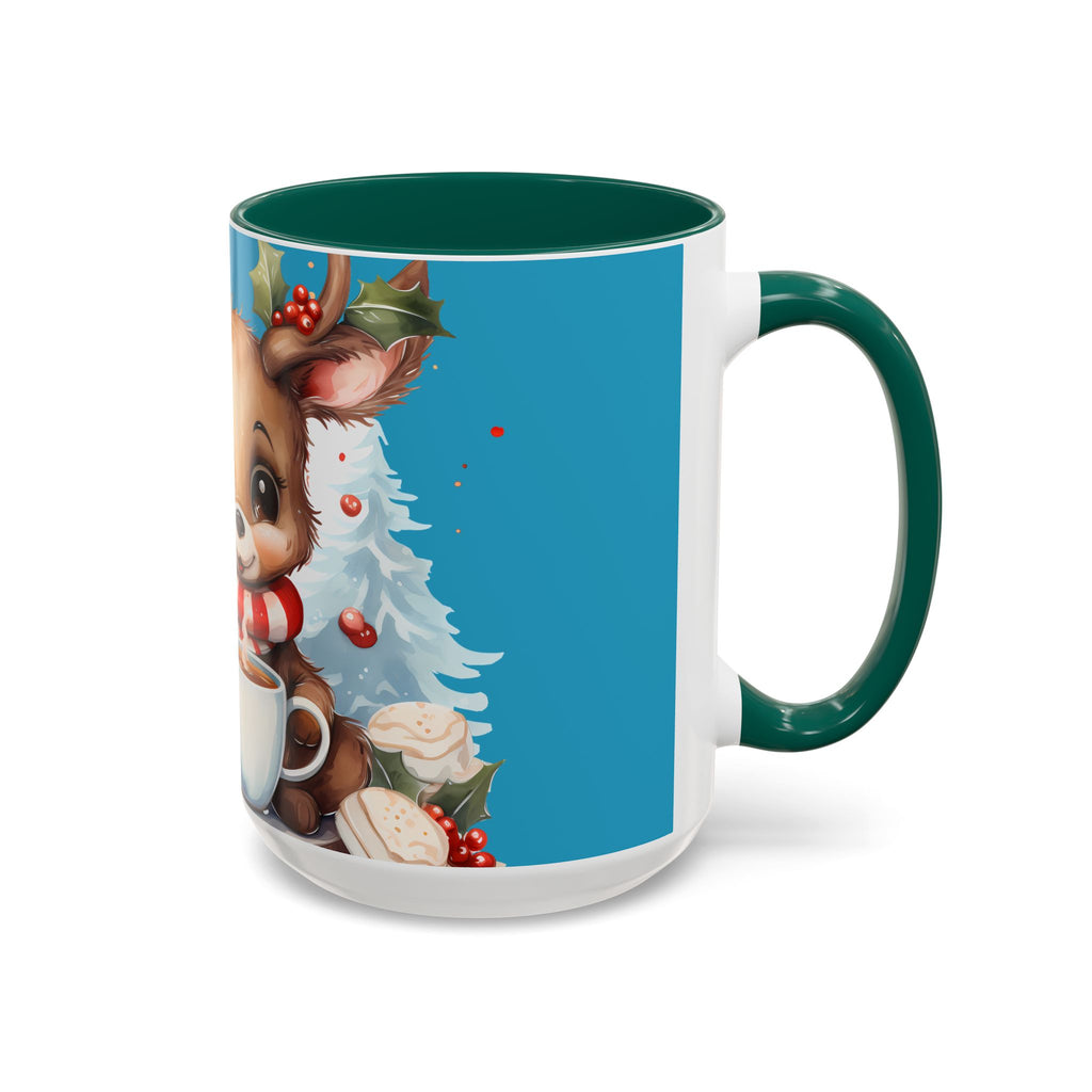 Cute Christmas Reindeer Coffee Mug (11oz & 15oz)